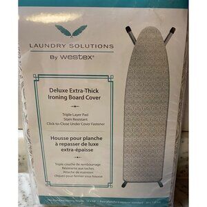 NEW Westex Laundry Solutions Deluxe Extra Thick Ironing Board Cover Triple Layer